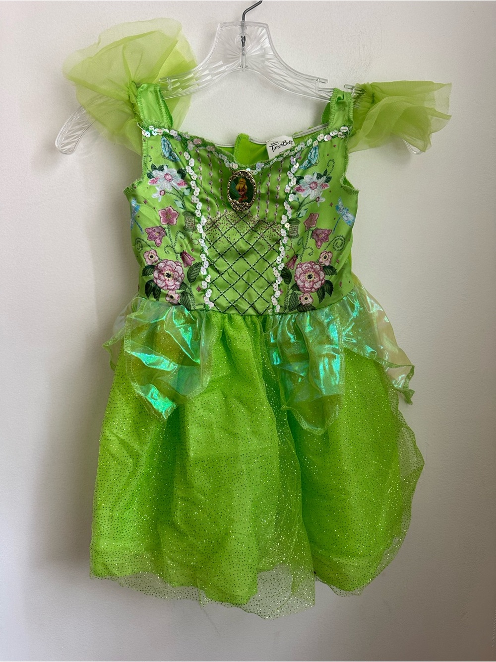 Disney Lime Green Fairy Princess Costume Dress